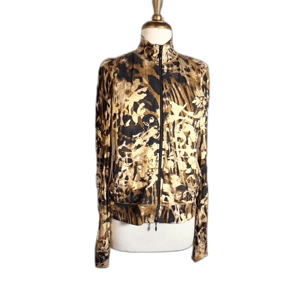 Joseph Ribkoff Jacket Size M Vintage 90's Cheetah Mob Wife Old Money Jacket